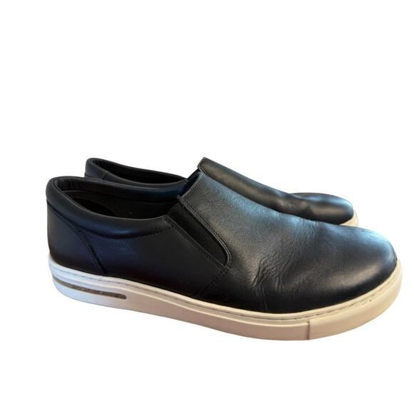 Birkenstock Oswego Black Leather Slip On Sneaker Men size 45 US 12 main image 3